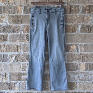 J Brand Zion Mid-Rise Crop Boot Jeans Gray Resonance 26